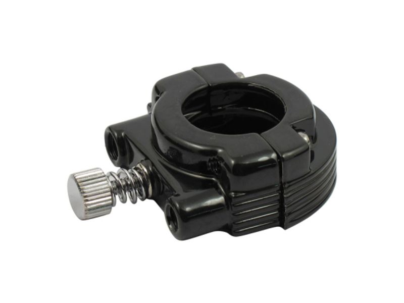 Throttle clamp set, dual cable