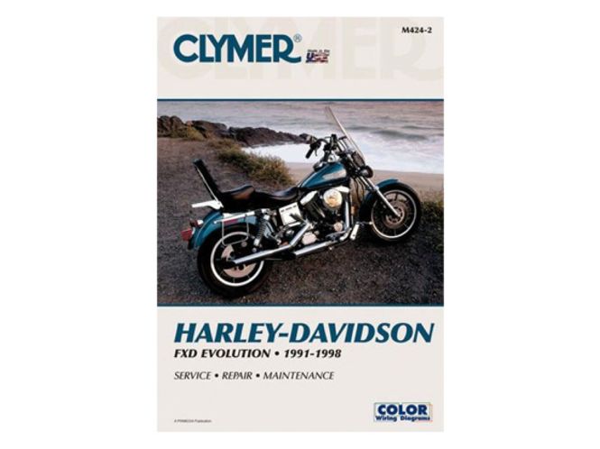 Hovedbilde Clymer service manual 91-98 Dyna, SERVICE MANUAL
