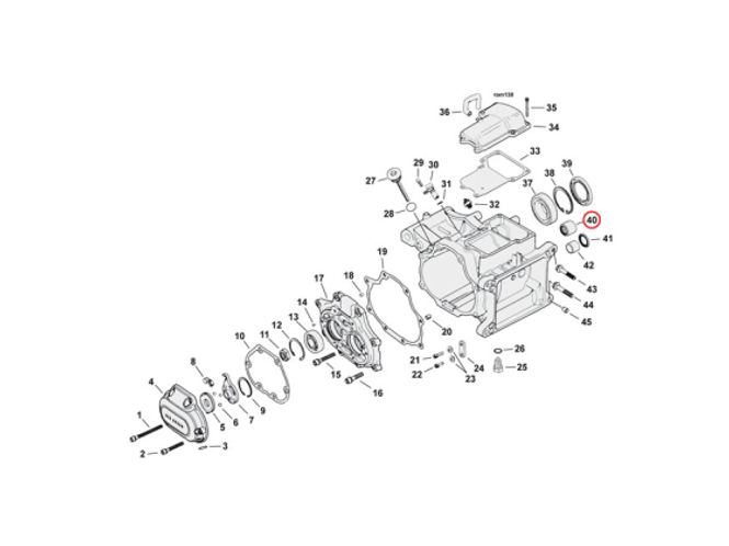 Hovedbilde Needle bearing transmission, closed end