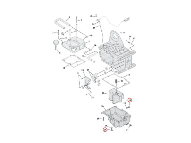 Hovedbilde DRAIN PLUG, MAGNETIC, Tappe plugg oljetank