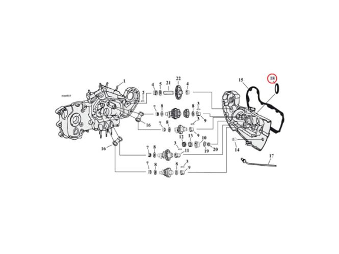 Hovedbilde JAMES SEAL, CAMSHAFT, DOUBLE LIP, Simmering