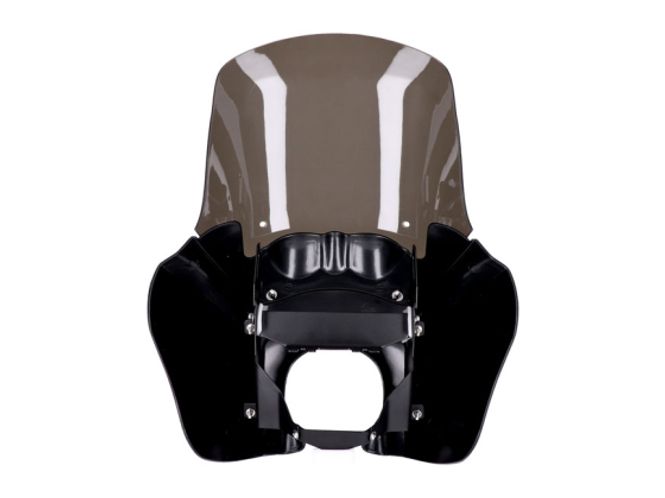 Hovedbilde HEADLAMP FAIRING. GLOSS BLACK. TINTED WINDSHIELD