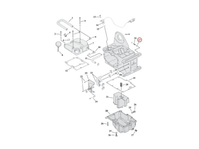 Hovedbilde Hex bolt, flanged. transmission to engine