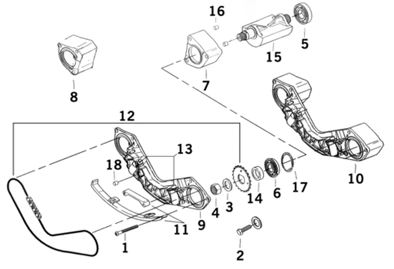 Balance support oil seal