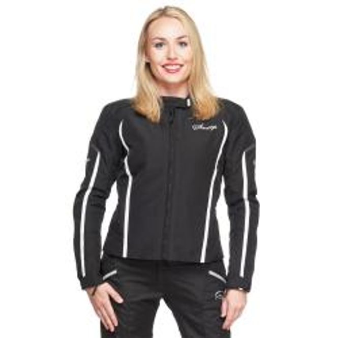 Hovedbilde Sweep Milanese Dame Jakke Black/White, Tekstil Jakke