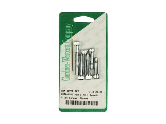 Hovedbilde B.T. SIDE COVER MOUNT KIT, CHROME ALLEN.  70-86 4-SP FL. FX, FXST, ...