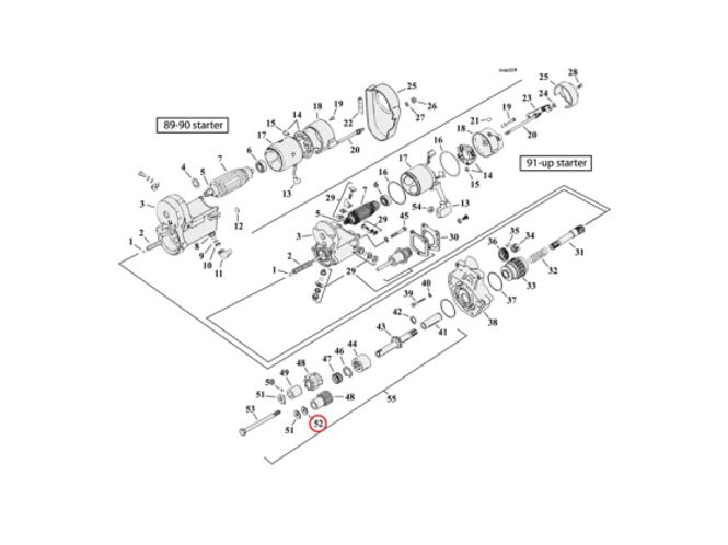 Hovedbilde Thrust washer, starter gear bolt