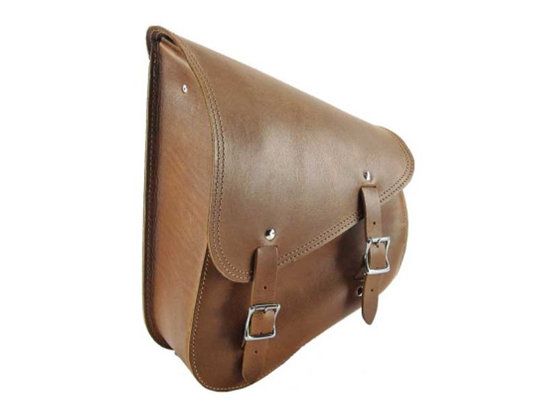 LEATHER SWINGARM BAG, Side veske