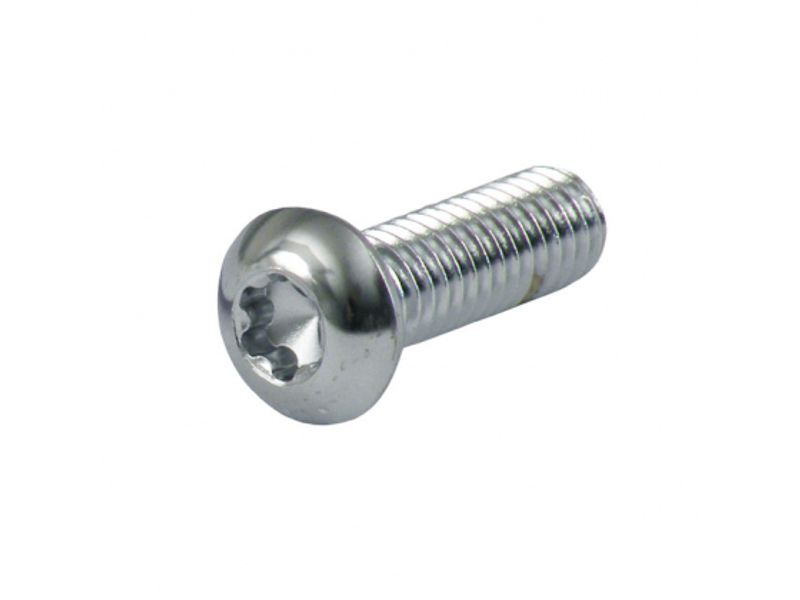CHROME BUTTON TORX BOLT 3/8-16 X 1