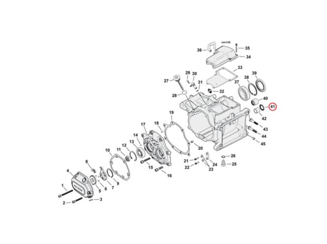 Hovedbilde OIL SEAL, TRANSM. SHIFTER SHAFT, O ring