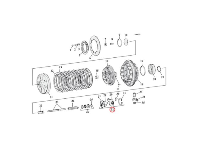 Hovedbilde CLUTCH RELEASE KIT,  87-99 B.T/TC