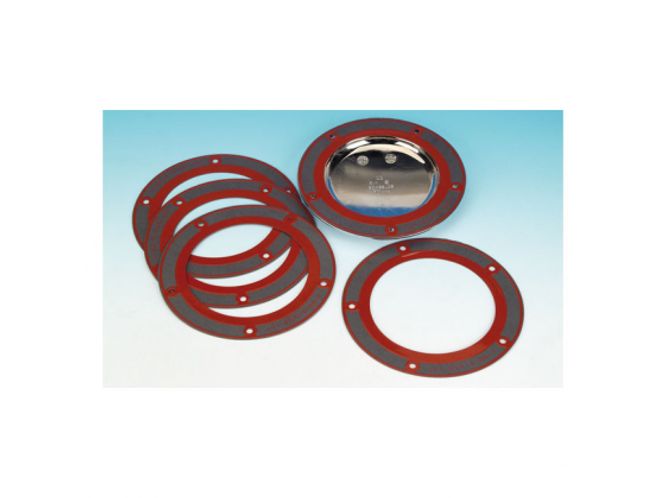 Hovedbilde DERBY COVER. SILICONE PAKNING, DERBY COVER GASKETS 06-17 Dyna; 07-17 ...