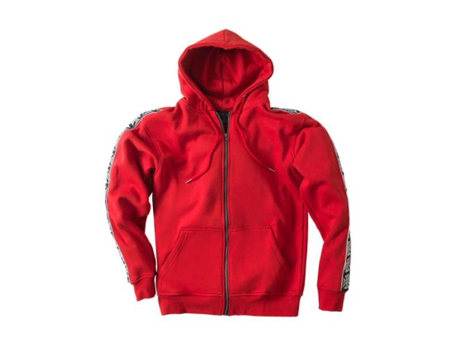 Hovedbilde WCC Taped Zip hoodie red, Zip hoodie