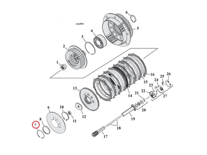 Hovedbilde RETAINING RING, CLUTCH