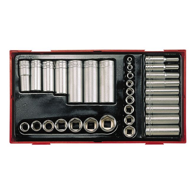 Hovedbilde Tengtools, 32pc long/short sockets