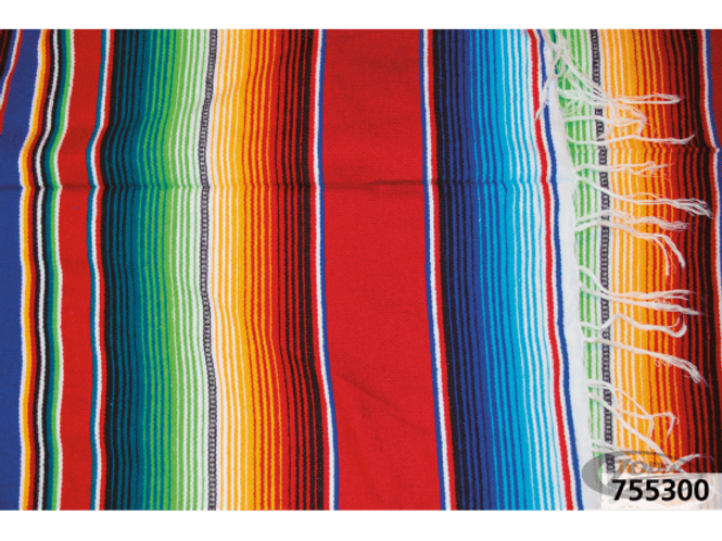 Hovedbilde Mexico Teppe  serape orange, Mexico Teppe